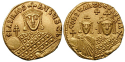 Byzantine gold Solidus