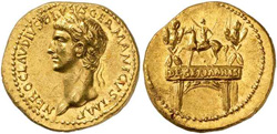 roman gold coin